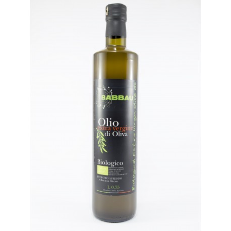 Olio Extra Vergine di Oliva Biologico Babbau