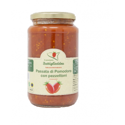 Tomato sauce Buttiglieddru with Pezzettoni